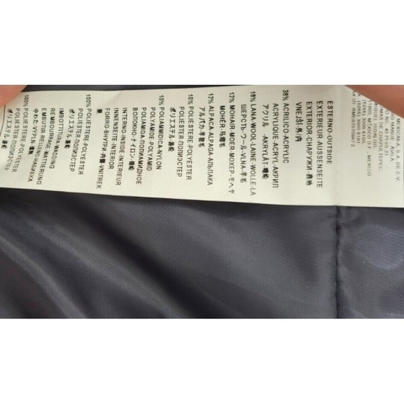 Sisley jacket size XS Lana Wool/Mohair - Picture 10 of 14